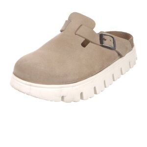 Birkenstock platform slides